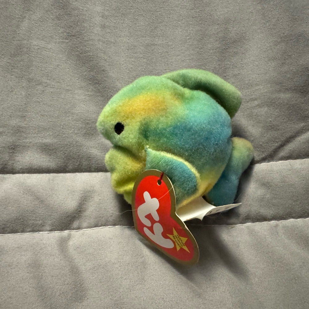 Ty “Coral” the Fish NWT teenie beanie baby 1993 (2)